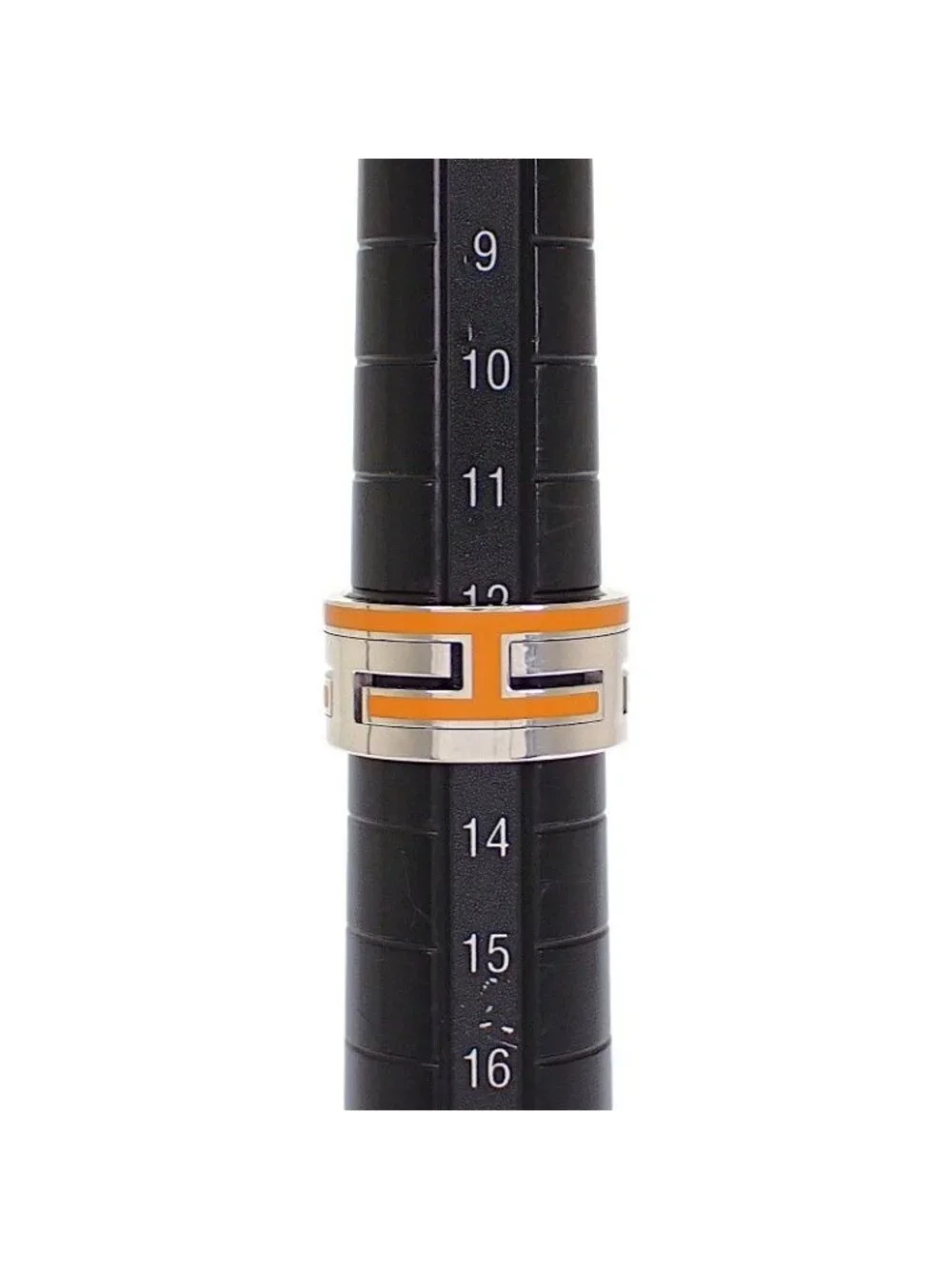 Hermes Move Ash Ring 53 925 Sterling Silver Orange